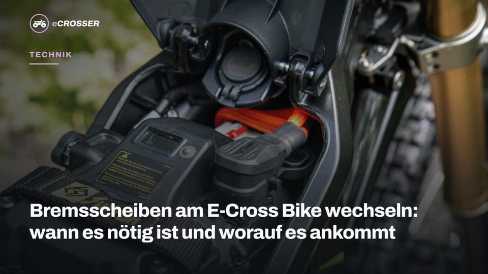 Bremsscheiben am E-Cross Bike wechseln: wann es nötig ist und worauf es ankommt