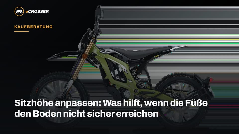 Sitzhöhe anpassen: Was hilft, wenn die Füße den Boden nicht sicher erreichen
